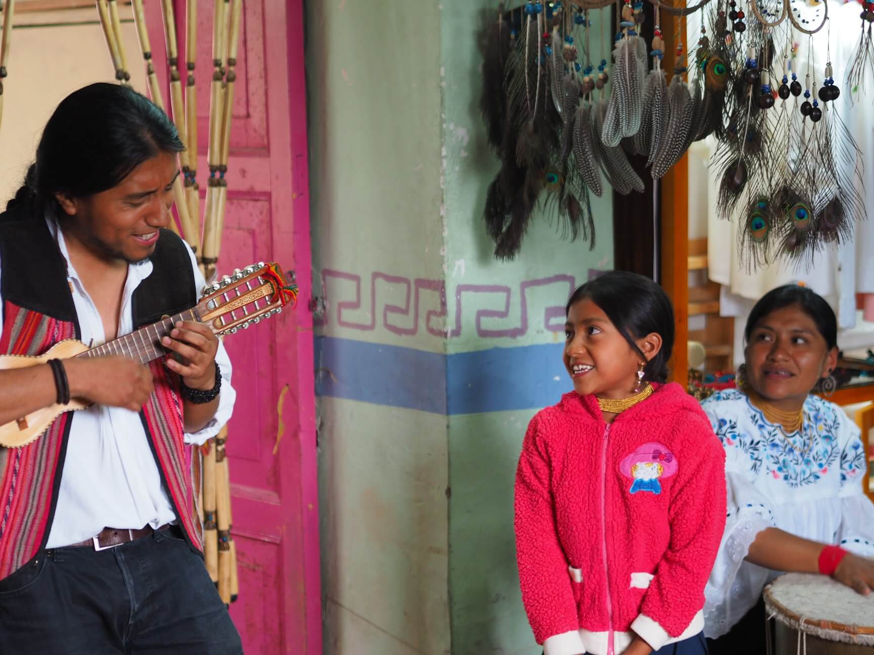 Indigenous Musician Workshop Otavalo, Ecuador